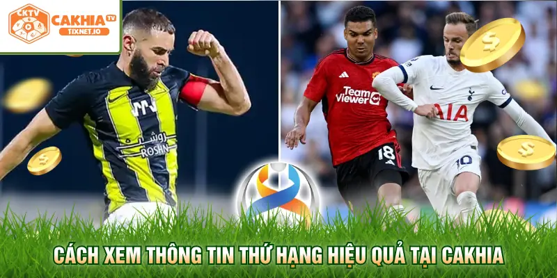 Bảng Xếp Hạng Champions League - Cập Nhật Thứ Hạng Chuẩn 2 Cách xem thông tin thứ hạng hiệu quả tại Cakhia