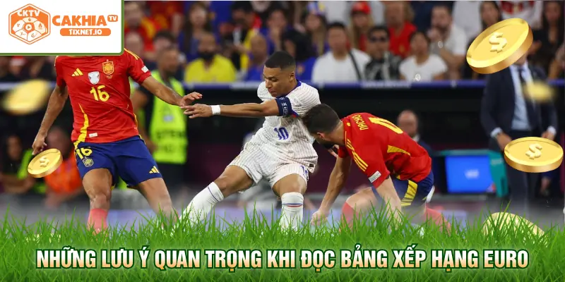 Bảng Xếp Hạng Euro - Cập Nhật Điểm Số Chuẩn Xác Tại Cakhia 3 Những lưu ý quan trọng khi đọc bảng xếp hạng Euro